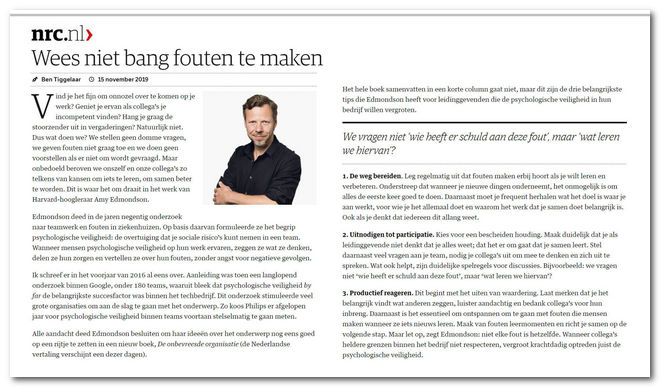 De overtuiging dat je sociale risicos kunt nemen in een team plaatje