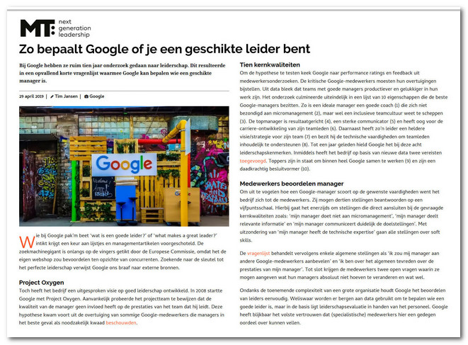 Een uitgesproken visie op goed leiderschap plaatje