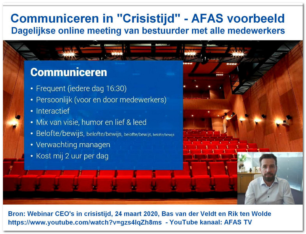 Is dit een crisistijd plaatje
