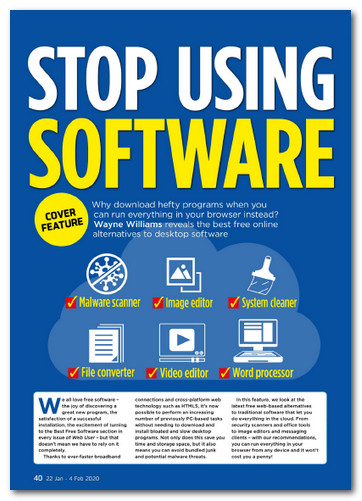 Stop using software plaatje