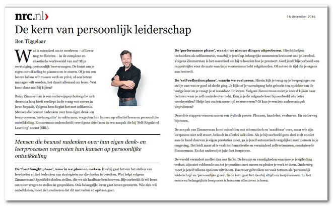Zelfsturing van persoonlijke groei plaatje